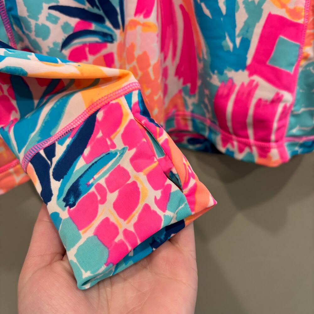 Lilly Pulitzer Luxletic UPF 50+ Kona Sunguard Goombay Smashed - Size: Small - Picture 7 of 9
